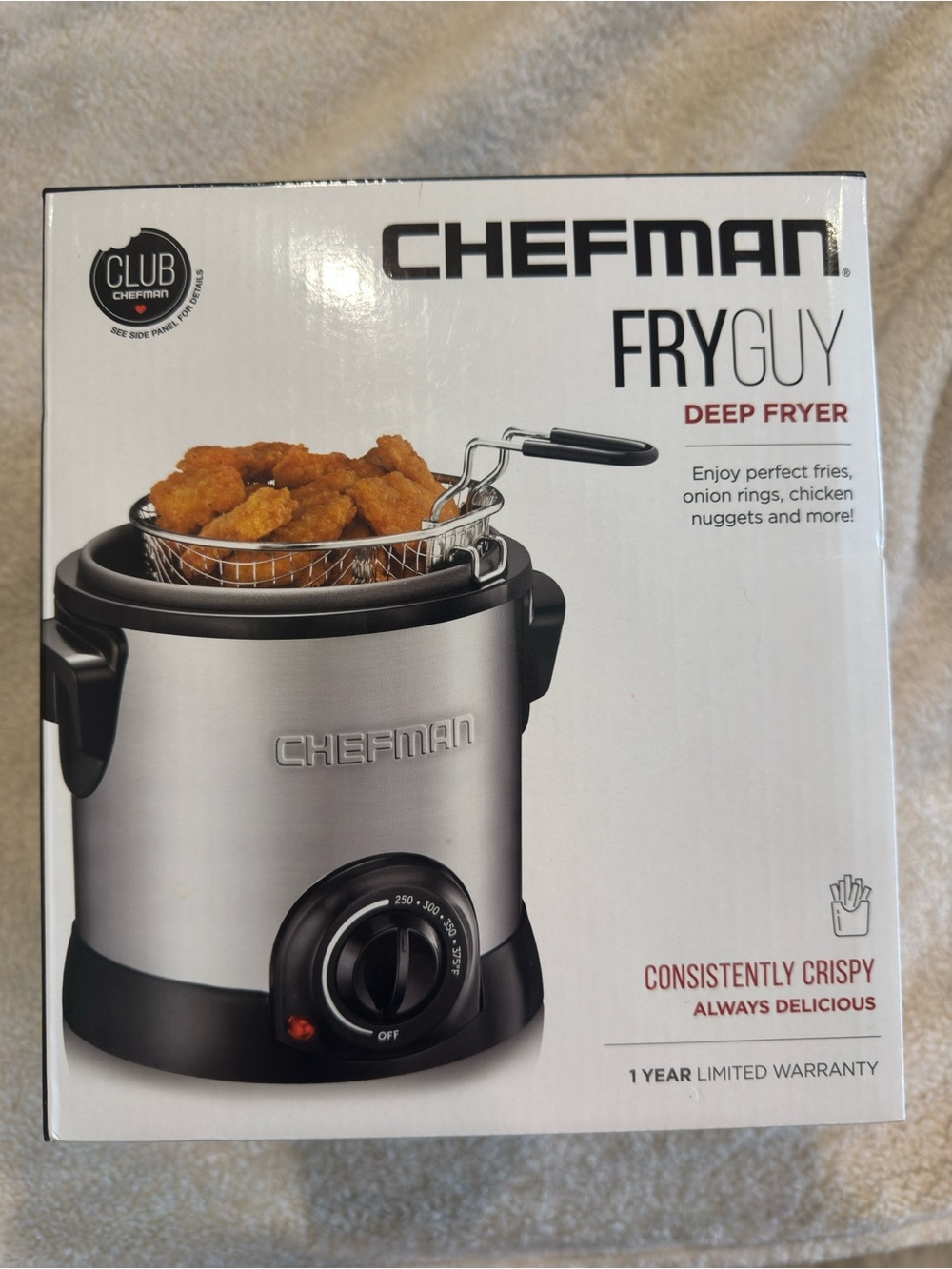 Chefman FryGuy Deep Fryer - Stainless Steel (Silver)
